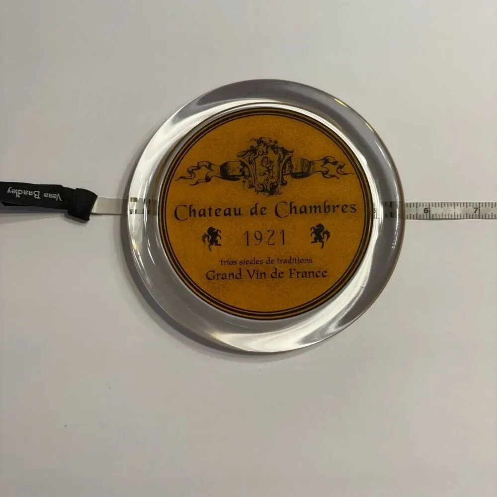 Chateau de Chambres 1921 Grand Vin de France Glass Coaster